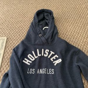 Hollister navy blue small hoodie